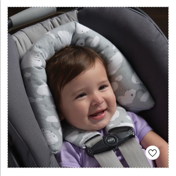 GO By Goldbug Clouds Duo Head Support And Strap Cover Set - Picture 5 of 12